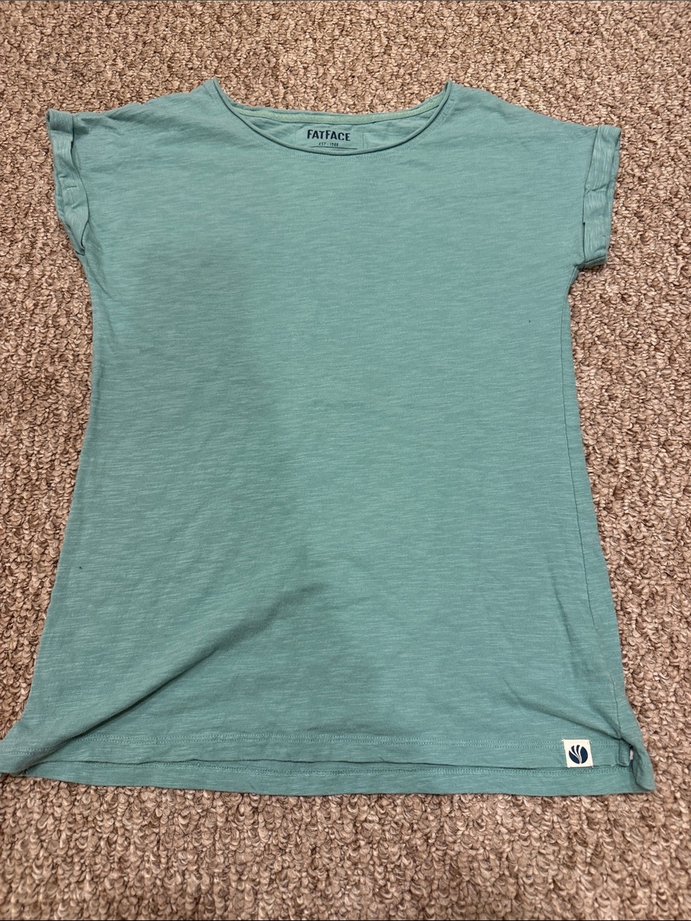 Fat Face Teal Short Sleeve Tee